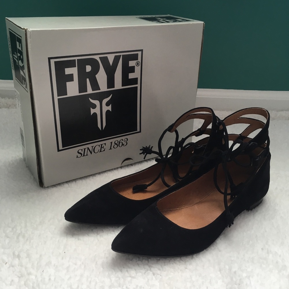 Frye Sienna Ghillie Ballet Flat - Suede